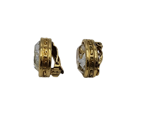 GIVENCHY. CRYSTAL EARRINGS.