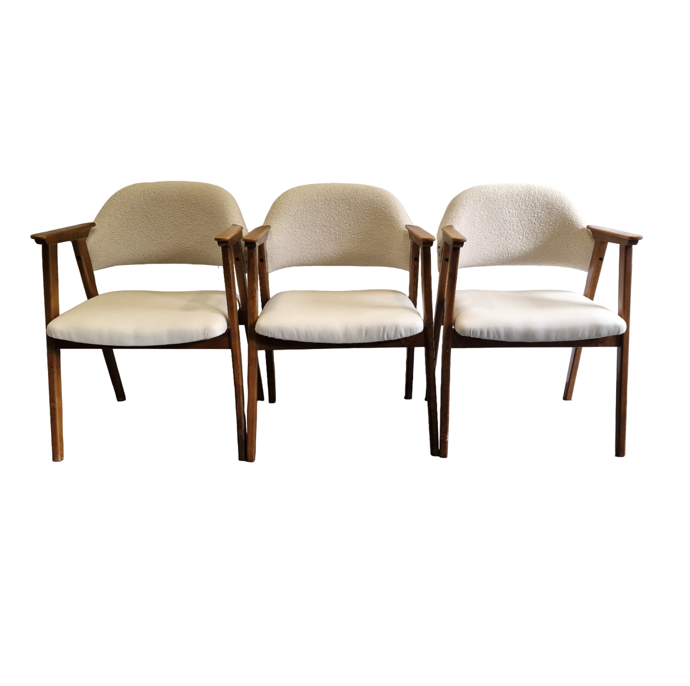 SET OF 3 GUILLEUMAS COMPAS CHAIRS