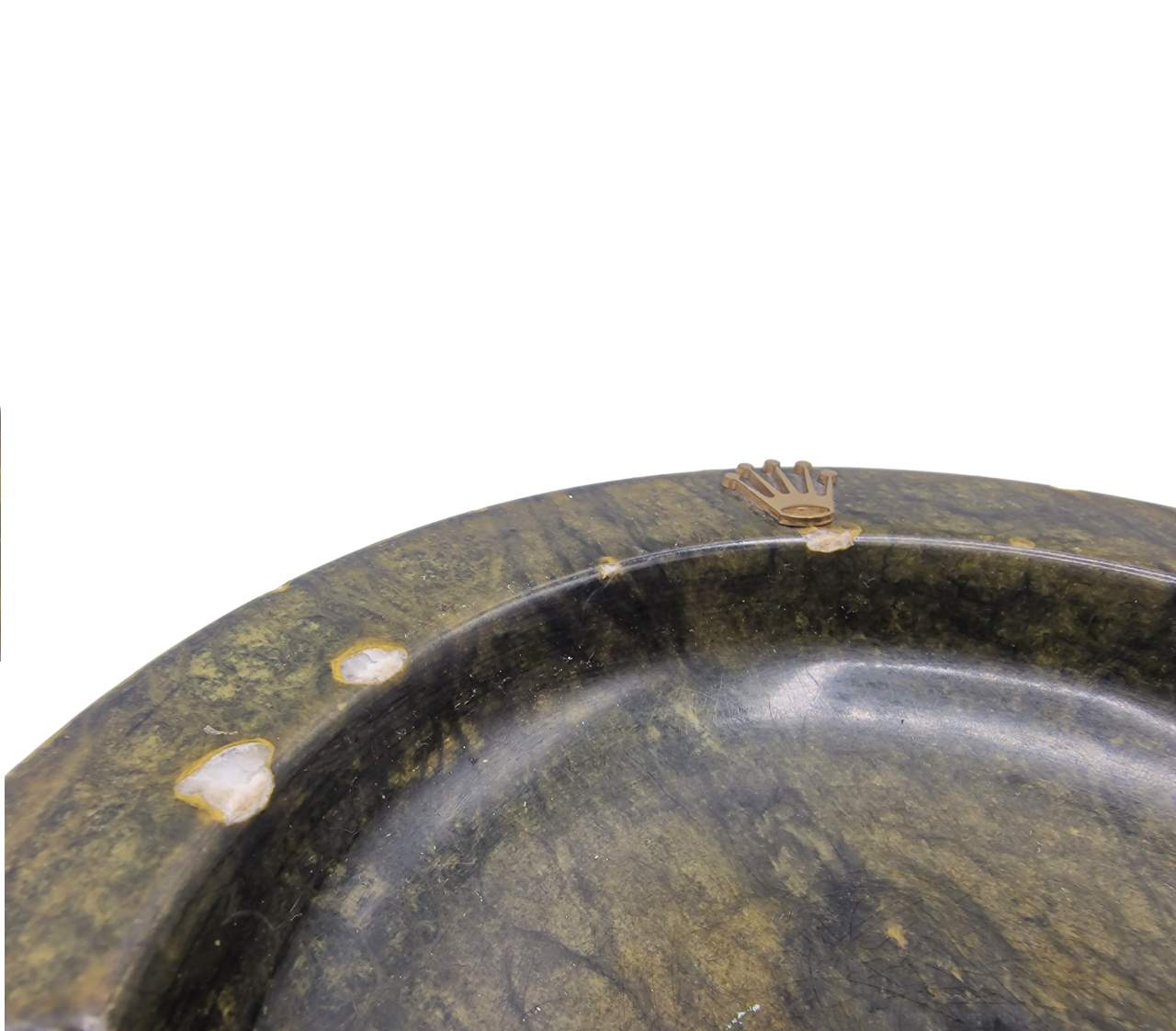 ROLEX. PAIR OF ASHTRAYS