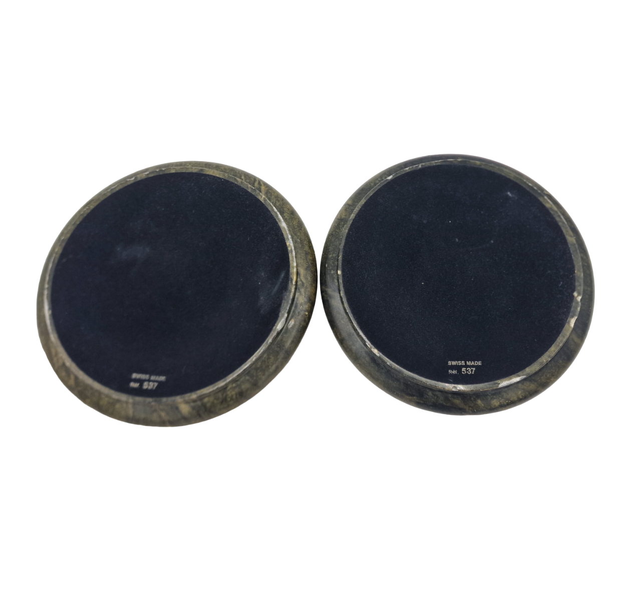 ROLEX. PAIR OF ASHTRAYS
