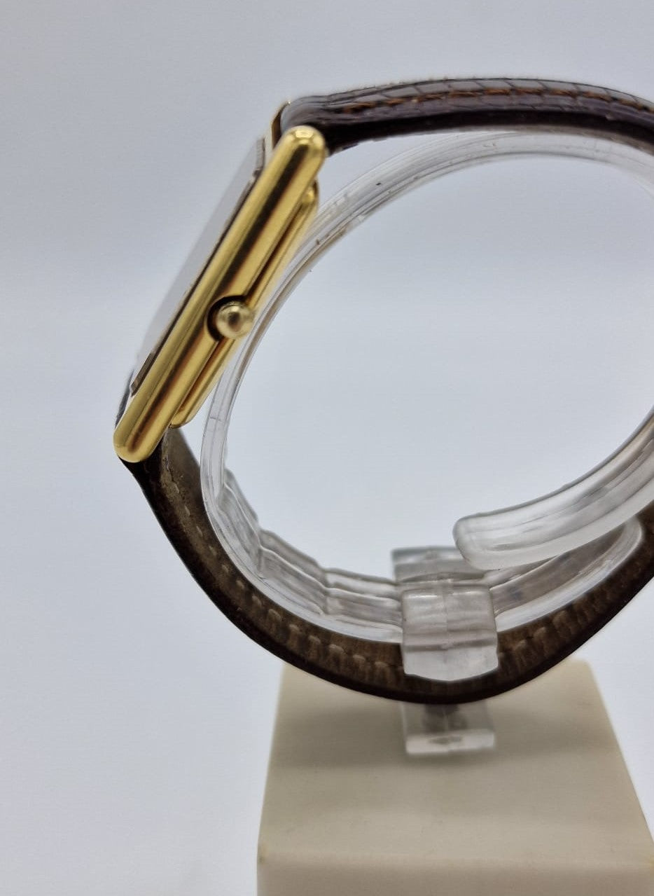 OMEGA. DE VILLE WATCH 18K YELLOW GOLD