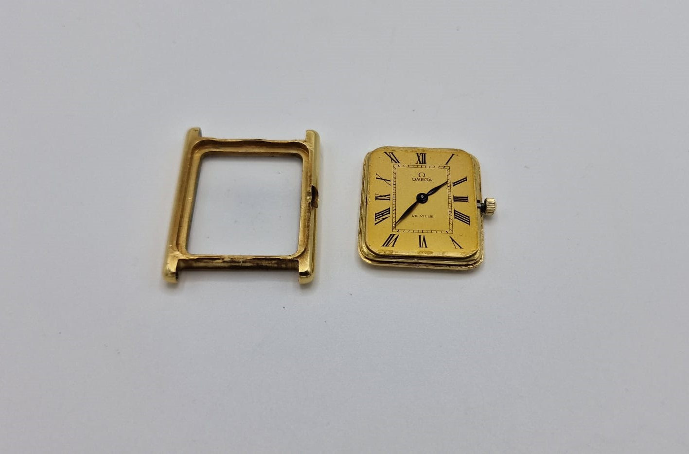 OMEGA. DE VILLE WATCH 18K YELLOW GOLD