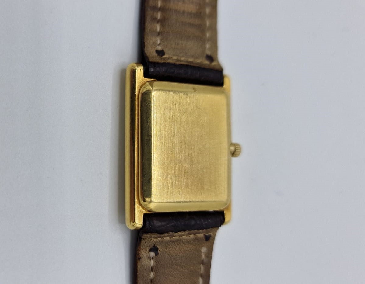OMEGA. DE VILLE WATCH 18K YELLOW GOLD