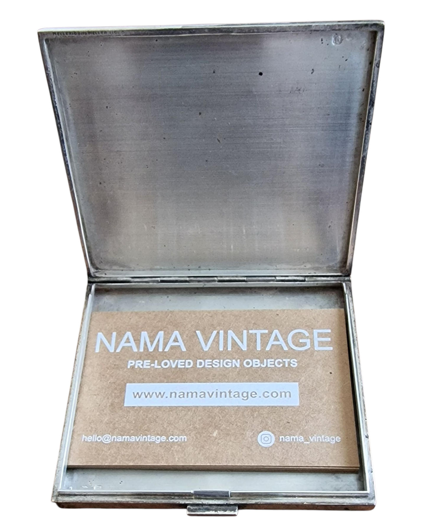 MELLERIO DITS MELLER . PITILLERA / TARJETERO PLATA.