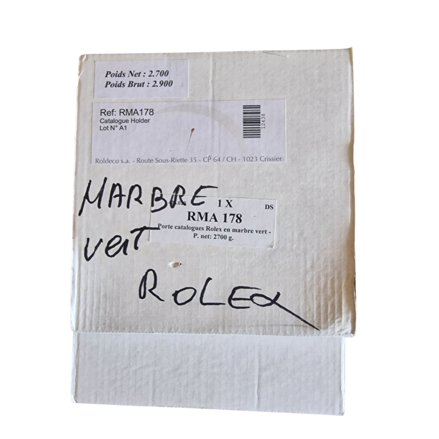 ROLEX . PORTA CATALOGOS MARMOL