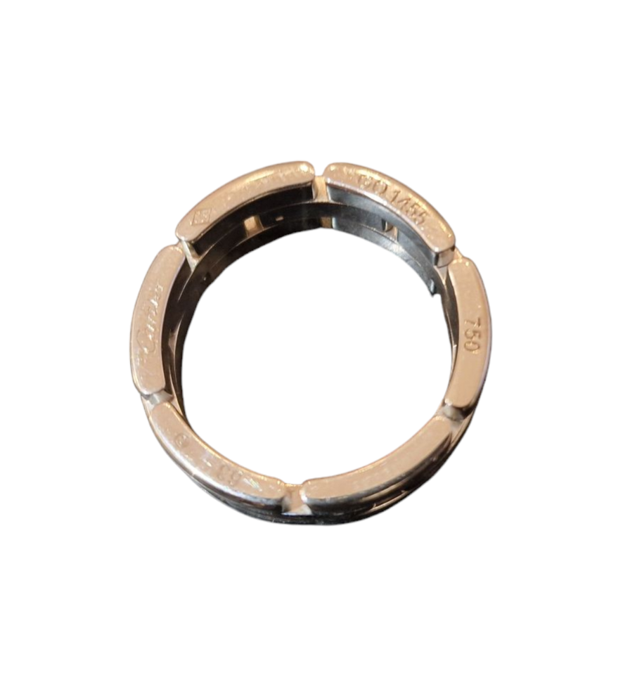 CARTIER . ANILLO MAILLON PANTHERE 18K