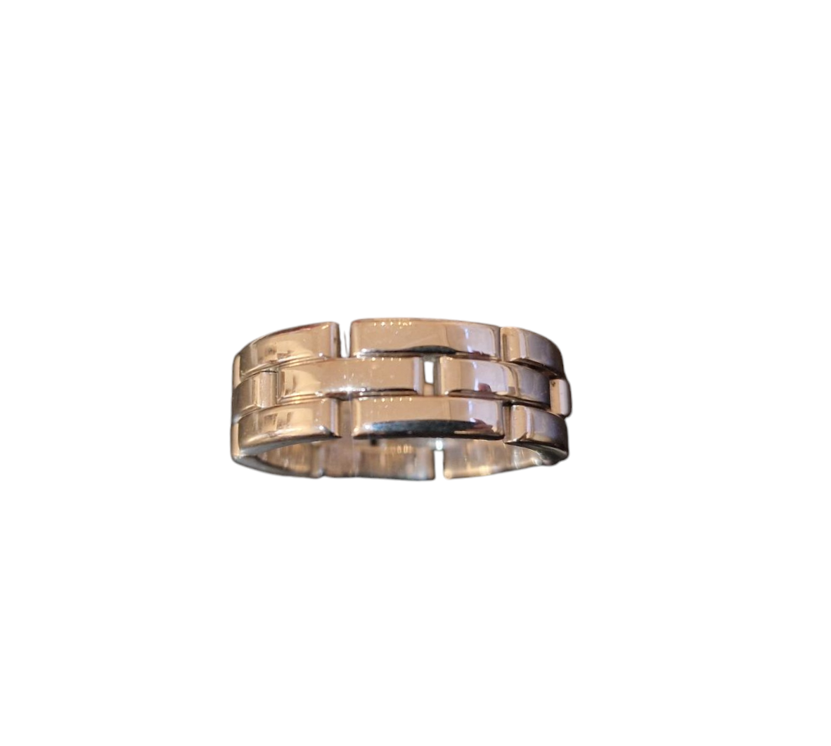CARTIER . ANILLO MAILLON PANTHERE 18K