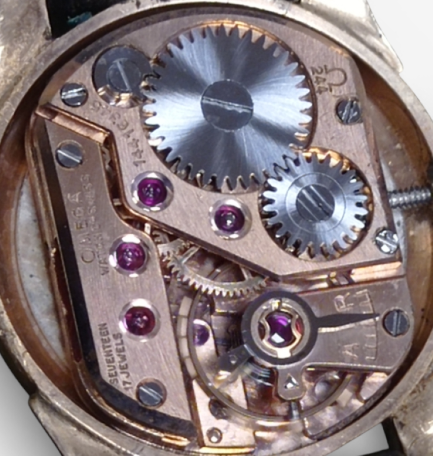 OMEGA 7037 CAL. 244 18k ORO 1954