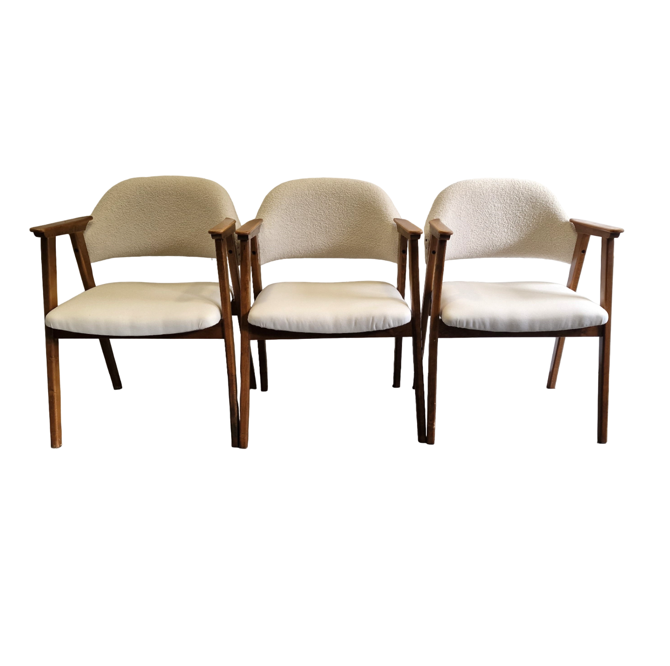 SET OF 3 GUILLEUMAS COMPAS CHAIRS 