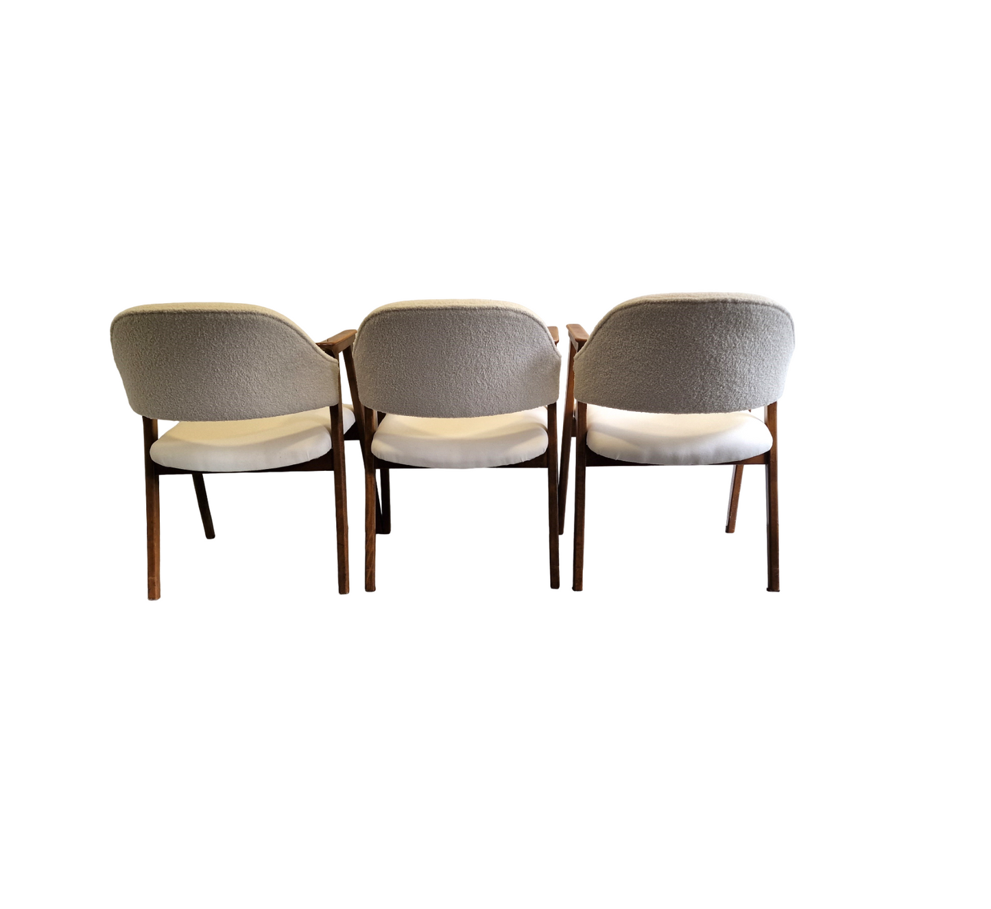 SET OF 3 GUILLEUMAS COMPAS CHAIRS 