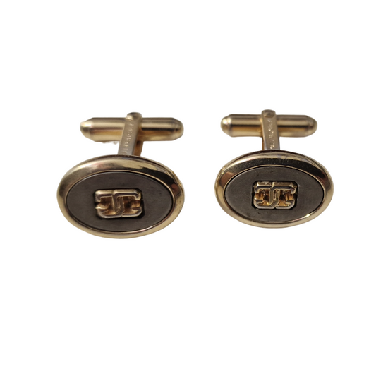 GIVENCHY. GOLDEN CUFFLINKS.