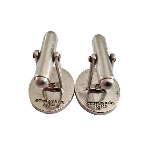 TIFFANY &amp; CO. SILVER CUFFLINKS