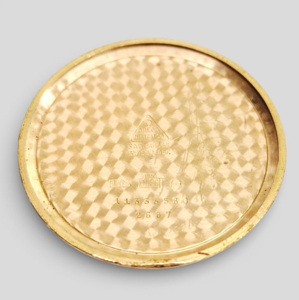 OMEGA Jumbo 18k Rose Gold 1950 REF.2687 CAL.266