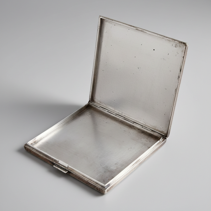 MELLERIO DITS MELLER . PITILLERA / TARJETERO PLATA.