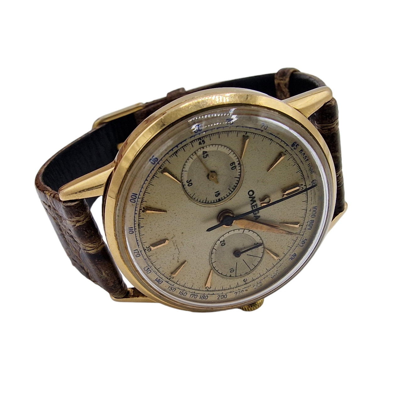 OMEGA. CHRONO GOLD 18K CAL.320