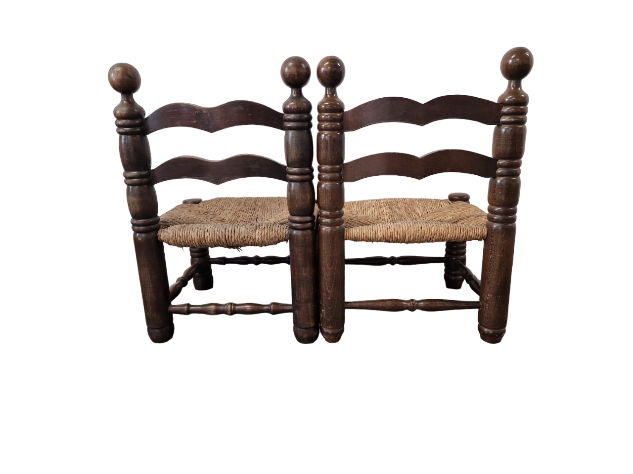 CHARLES DUDOUYT. PAIR OF CHAIRS