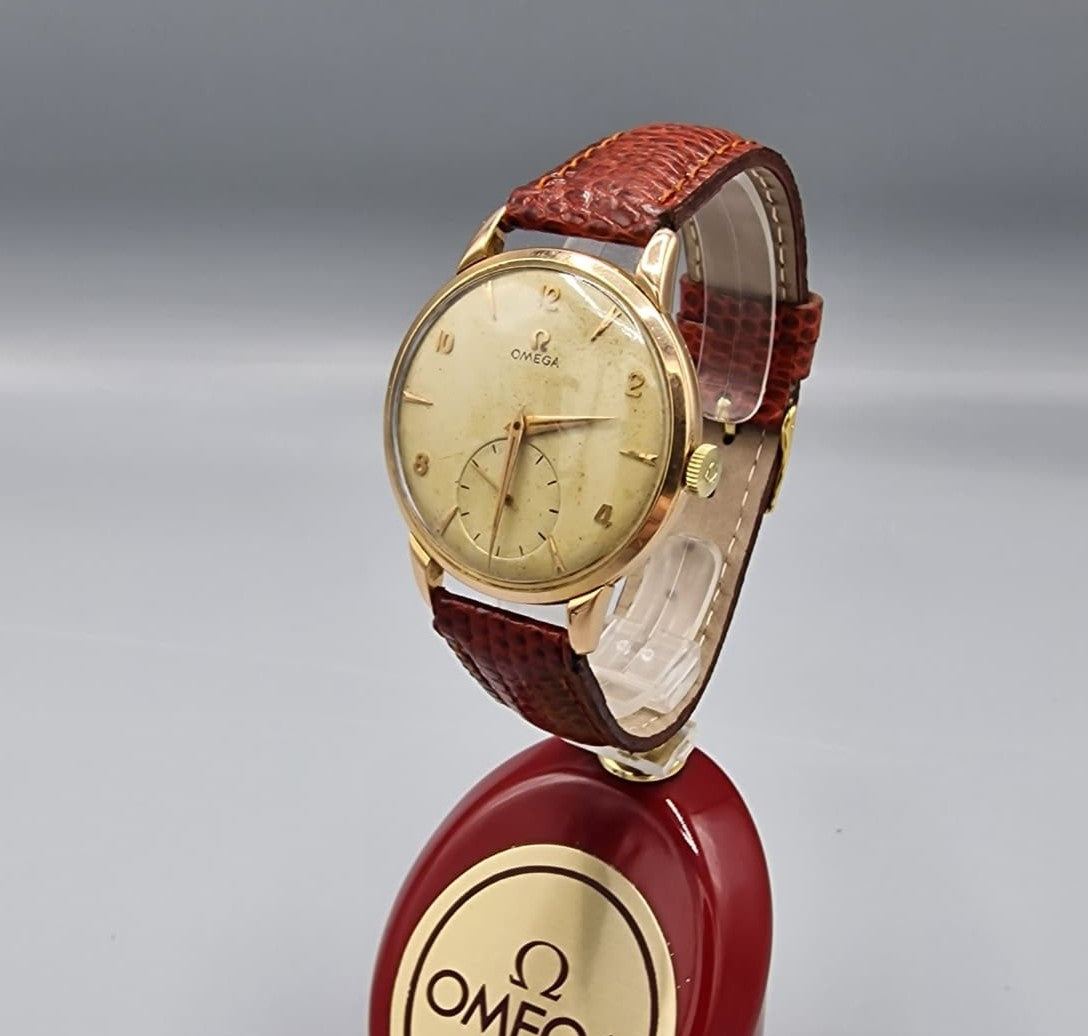 OMEGA Jumbo 18k Rose Gold 1950 REF.2687 CAL.266