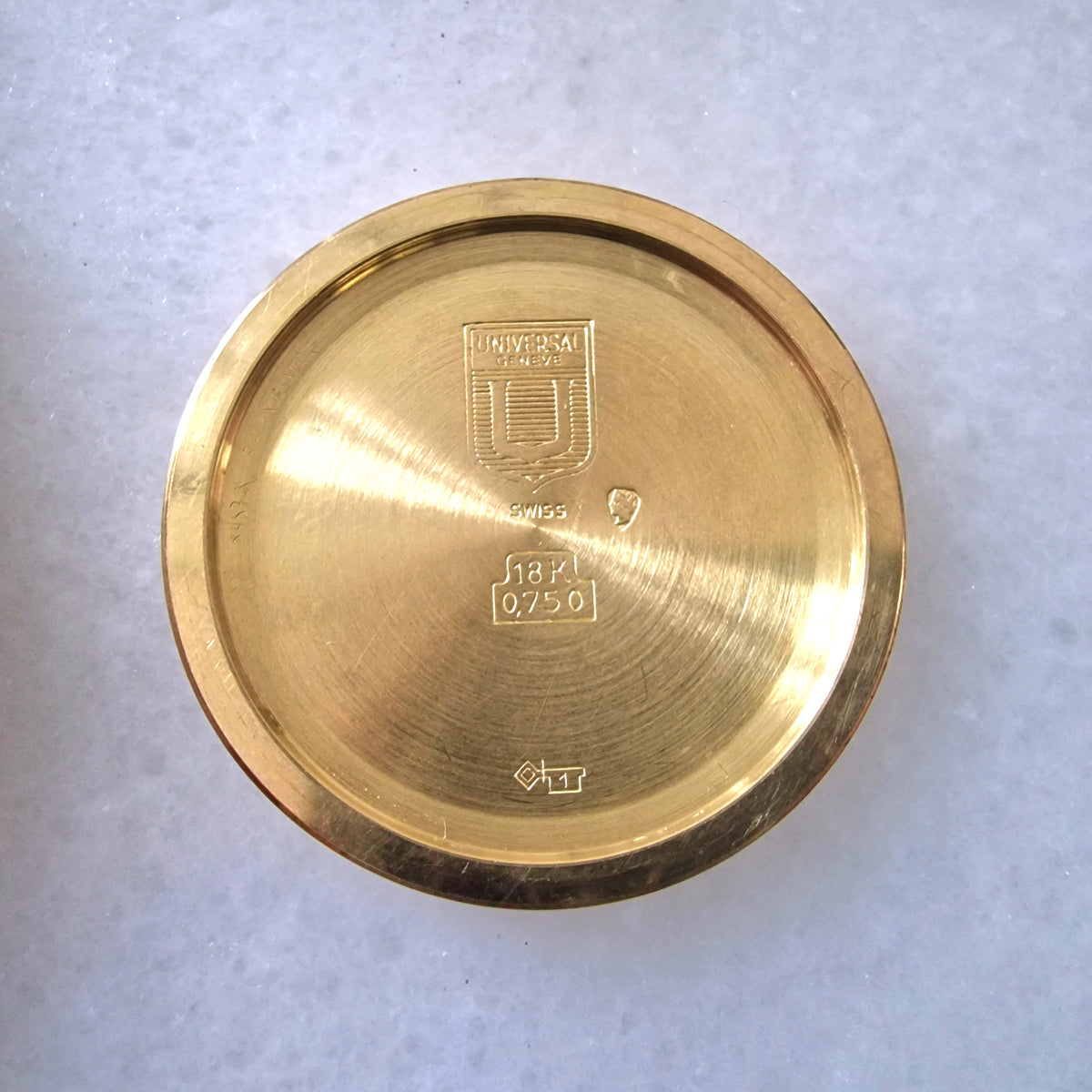 UNIVERSAL GENEVE POLEROUTER DATE ORO 18K